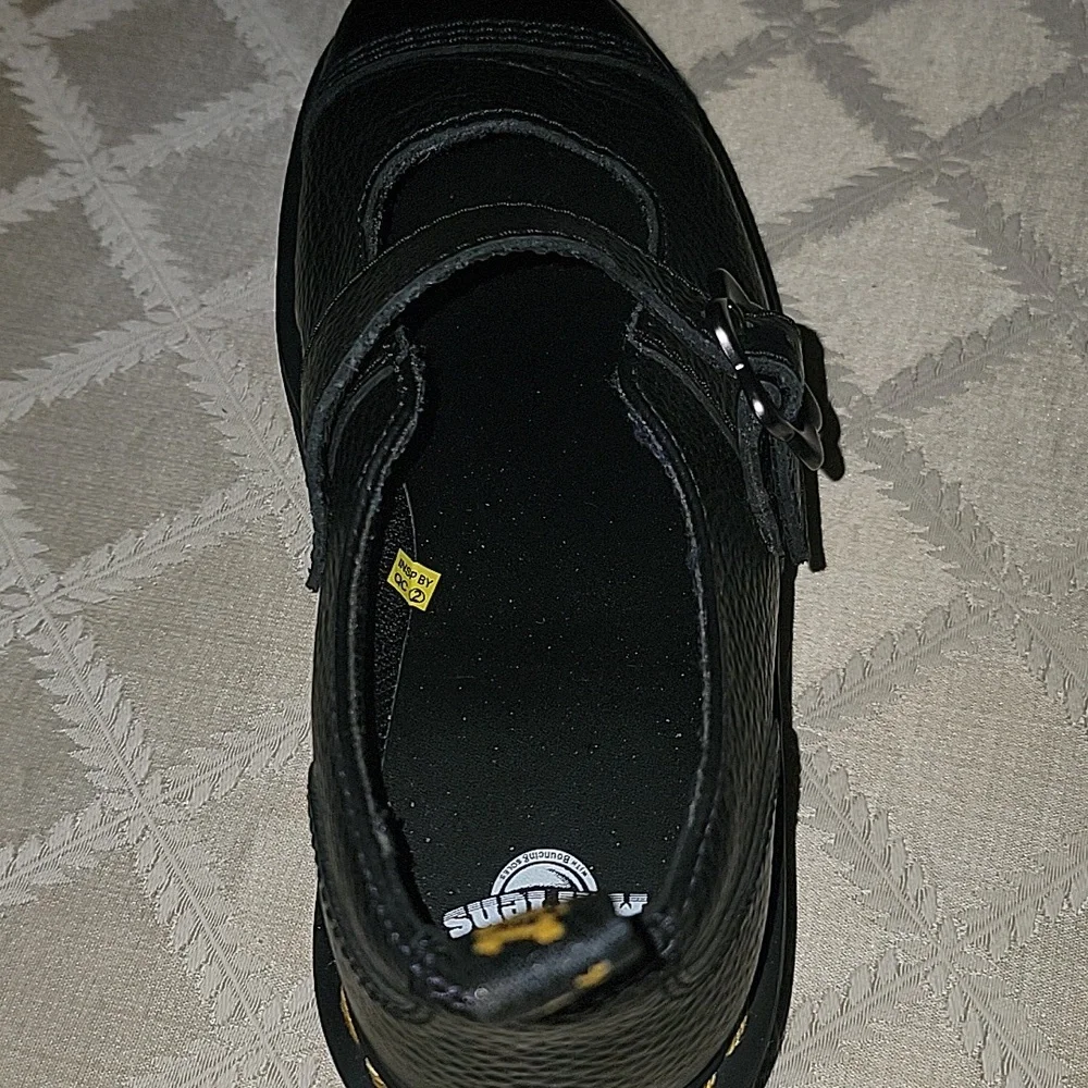 DR. Martens Addina Flower Buckle Maryjane Platforms - Picture 9 of 12